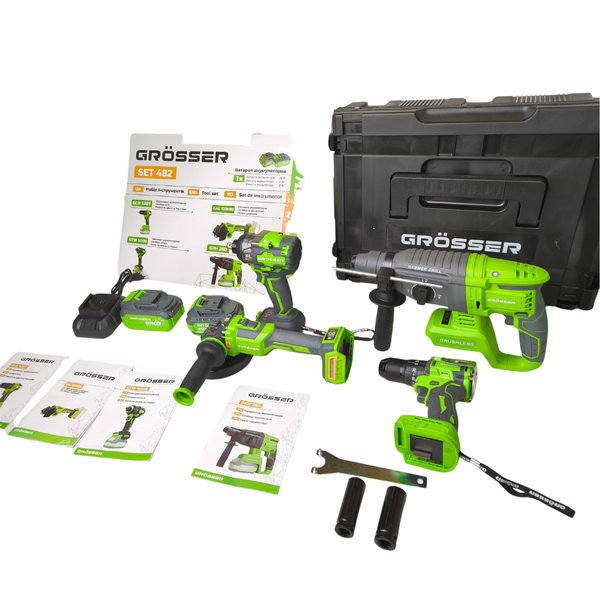 Набір інструментів Grosser SET 482 4 в 1 G0367 фото
